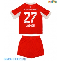 Camisa de time de futebol Bayern Munich Konrad Laimer #27 Replicas 1º Equipamento Infantil 2025-26 Manga Curta (+ Calças curtas)